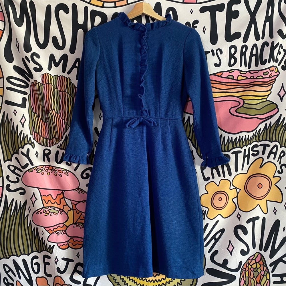 A classy 60s royal blue beauty